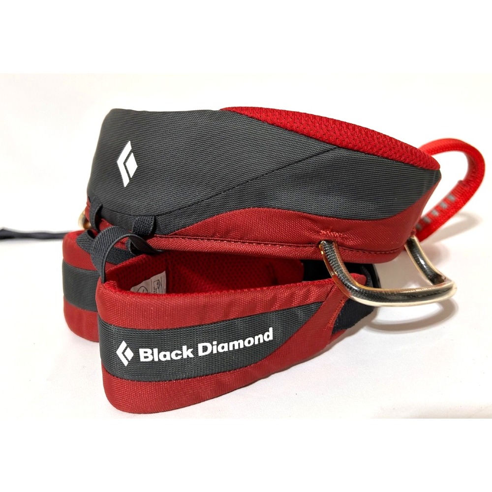 Black Diamond Wiz Kid Climbing Harness Red Gray Youth One Size 22-27in BD651071